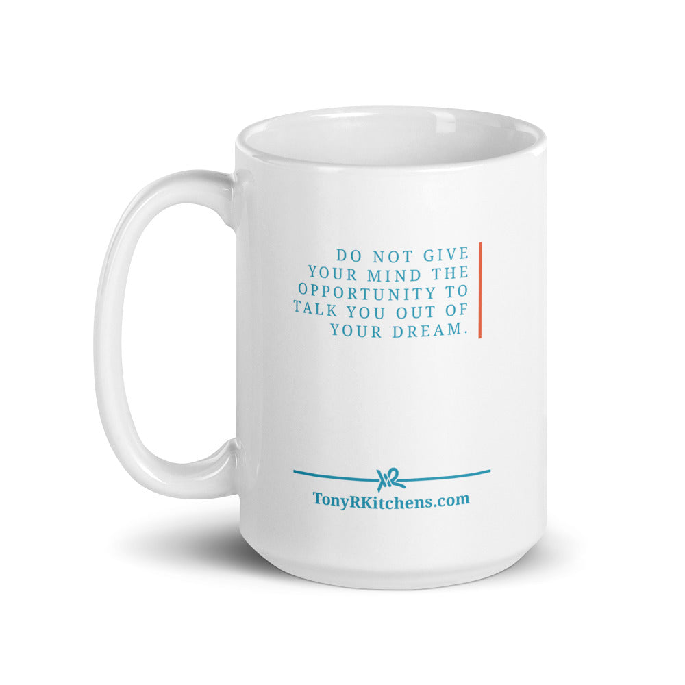 The Gift of Pain - White glossy mug